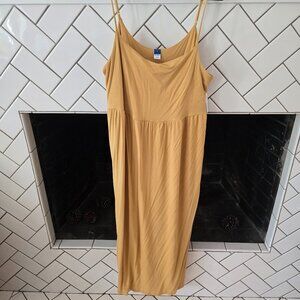 Yellow Spaghetti Strap Dress